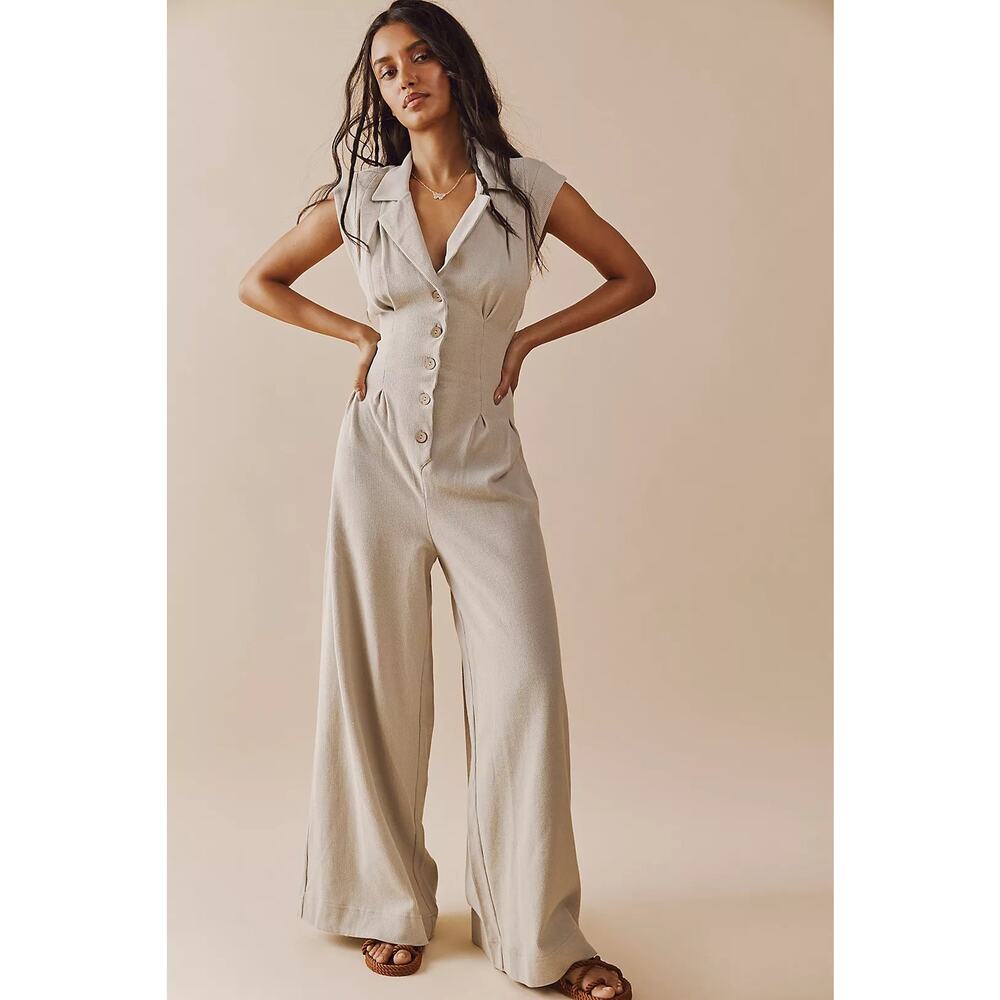 NWT Free People Shasta One Piece - Sold Out Online - Saltwater Khaki